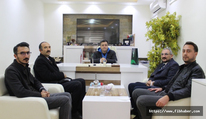 Yeşilay Nevşehir Şube Başkanı Yalçın FİB Haber'i Ziyaret Etti