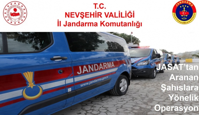 Aranma kararı olan 2 kişi Nevşehir'de jandarma kontrolüne takıldı