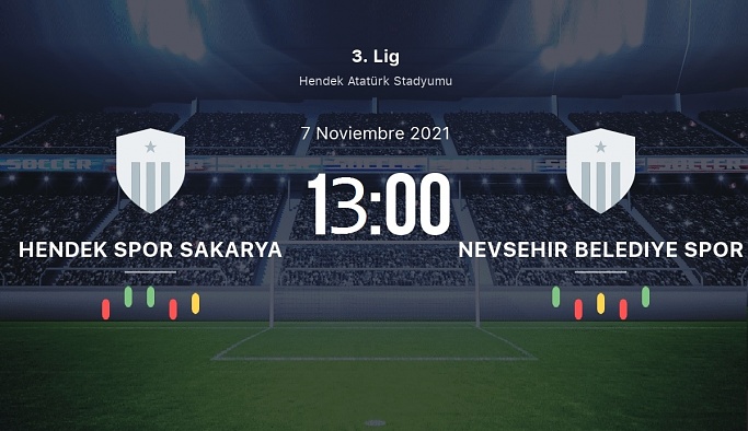 Hendek Spor 1 - 2  Nevşehir Belediyespor | Maç Sonucu