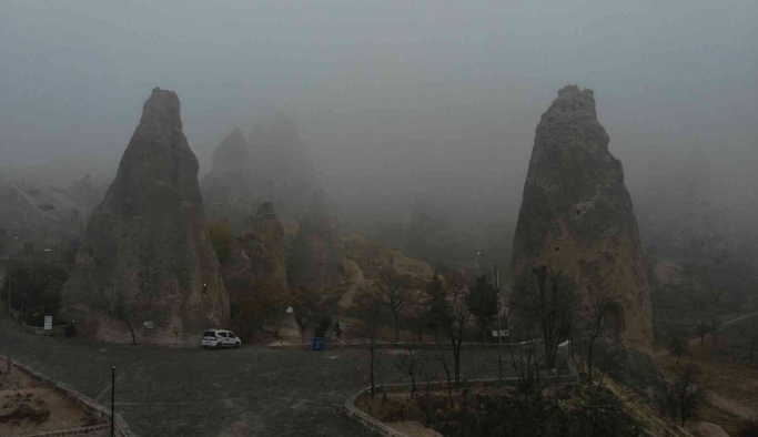 Kapadokya’da yoğun sis nedeniyle balon uçuşları iptal edildi