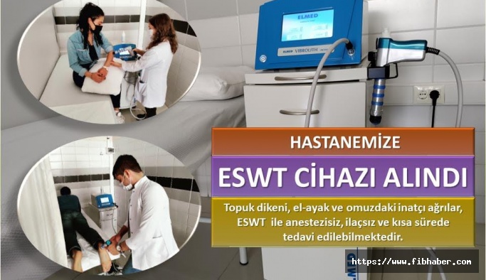 Kozaklı fizik tedavi ve rehabilitasyon hastanesine ESWT cihazı alındı