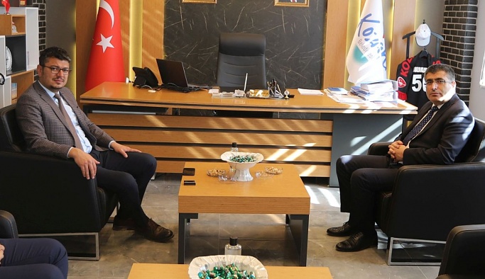 Rektör Aktekin’den Kozaklı Belediye Başkanı Kabukcuoğlu’na Ziyaret