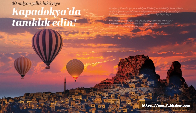 TOURMAG Turizm Dergisi, Kapadokya'yı kapağına taşıdı