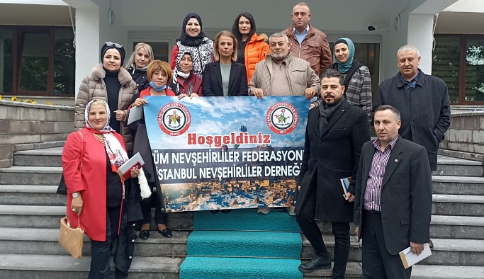 Nevşehir Valisi Becel, İstanbul'dan gelen STK temsilcilerini ağırladı