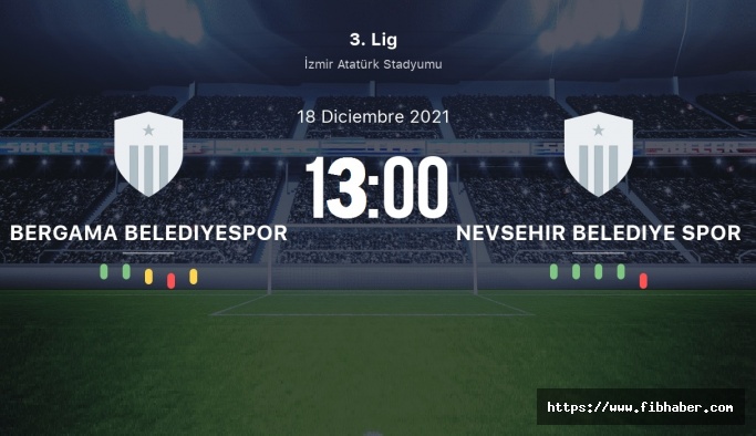 Bergama Belediyespor 2-2 Nevşehir Belediyespor| Maç sonucu