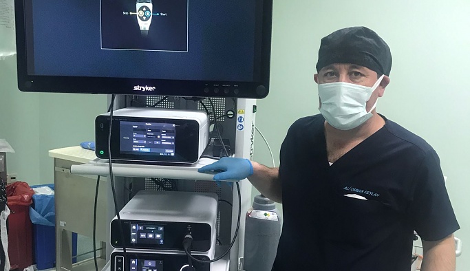 Nevşehir Devlet Hastanesi'ne laparoskopi cihazı alındı