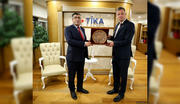 NEVÜ Rektörü Aktekin TİKA Başkanı Serkan Kayalar’ı Ziyaret Etti