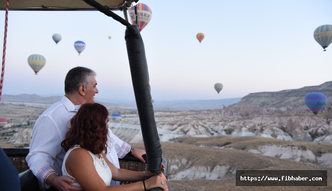 2021 yılında 389 bin kişi balonla Kapadokya’yı izledi