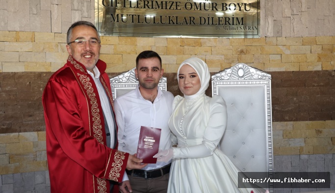 2022 yılının ilk nikahı Nevşehir'de kıyıldı