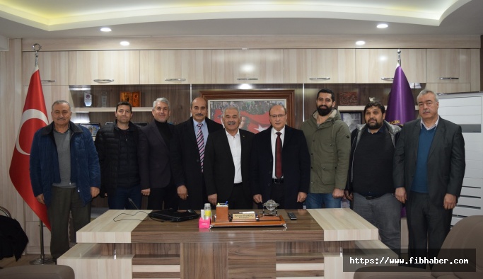 Elektrikçiler odası yönetiminden Pınarbaşı'na ziyaret