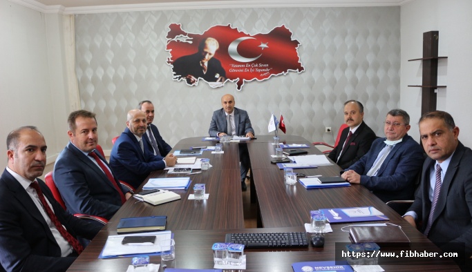 Nevşehir İlçe Milli Eğitim Müdürleri toplantı yaptı