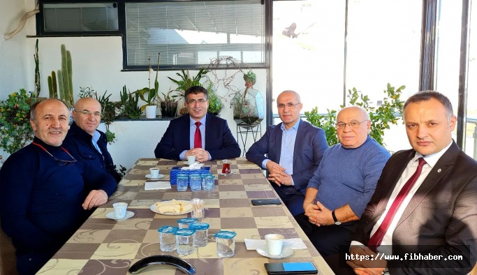NEVBİAD Başkanı Tekin Rektör Aktekin'i İstanbul'da ağırladı