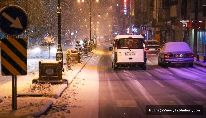 Nevşehir'de kar yeniden başladı! Kar yağışı ne zamana kadar sürecek?