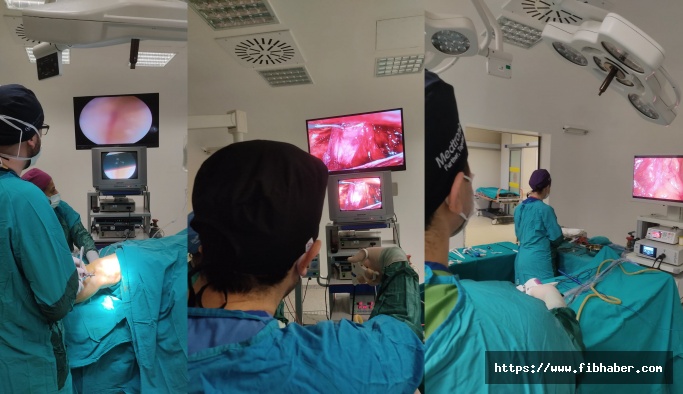 Ürgüp Devlet Hastanesinde Laparoskopik Ameliyatları devam ediyor