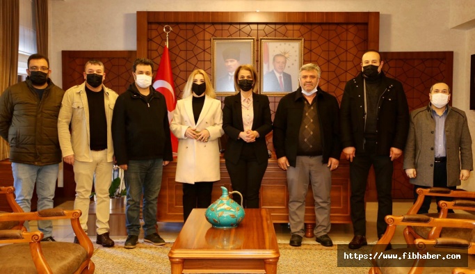 Vali Becel Nevşehir'de yeni Oda Başkanlarını kabul etti