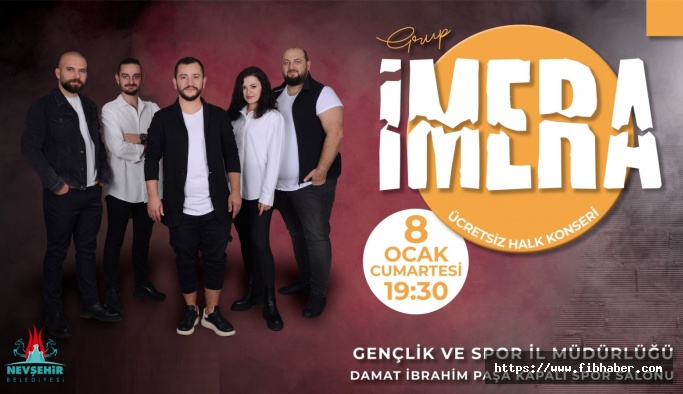 Yeni Yılın İlk Konserinde Nevşehir'de Grup İmera Sahne Alacak