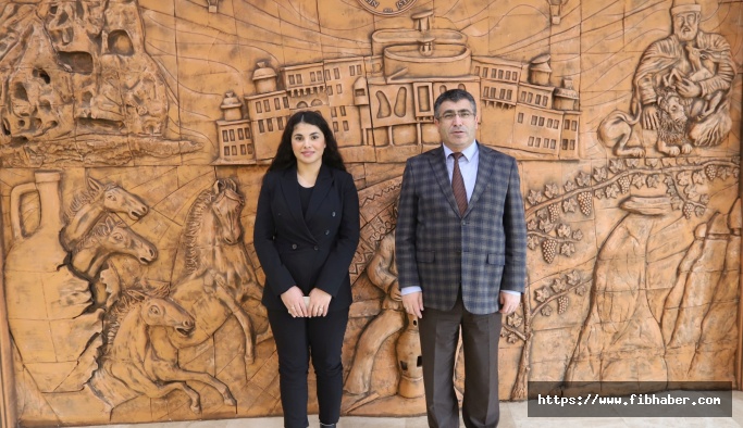 Acıgöl Kaymakamı Karataş Yıldız’dan NEVÜ Rektörü Aktekin’e Ziyaret