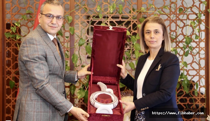 Aksaray Cumhuriyet Başsavcısı, Nevşehir Valisi Becel'i Ziyaret Etti