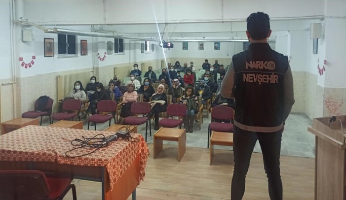 Avanos ve Derinkuyu'da 'uyuşturucu madde' konulu seminer