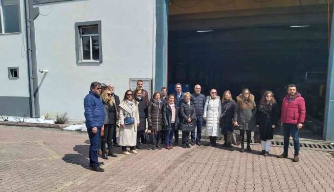 Avrupalı iş adamları Nevşehir’deki firmalarda incelemelerde bulundu