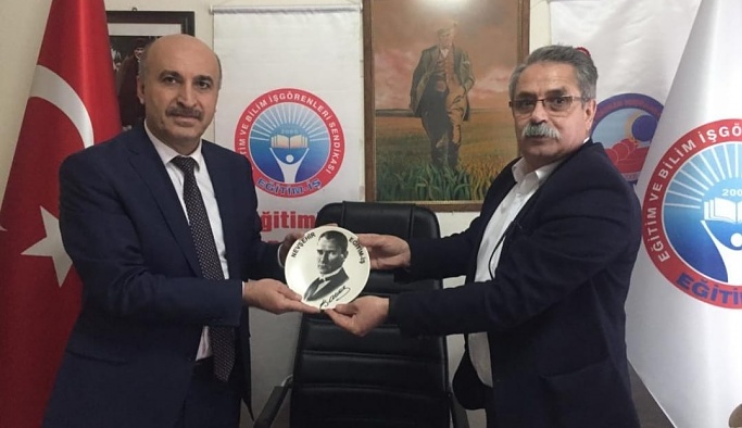 Başkan Demir Nevşehir MEM müdürünü ağırladı