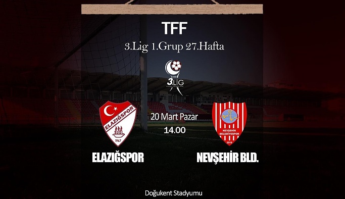 Elazığspor - Nevşehir Belediyespor maçı seyircisiz oynanacak!