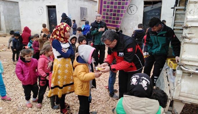 İHH Nevşehir arama kurtarma ekibi hayırsever bağışlarını ulaştırdı