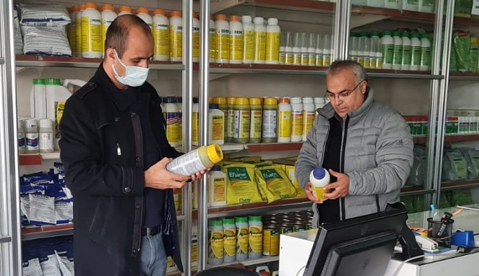Nevşehir'de bitki koruma ürünü satış yerlerinde denetim sürüyor