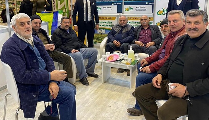 Nevşehir Ziraat Odası Başkanı Kaya Kayseri tarım fuarını ziyaret etti