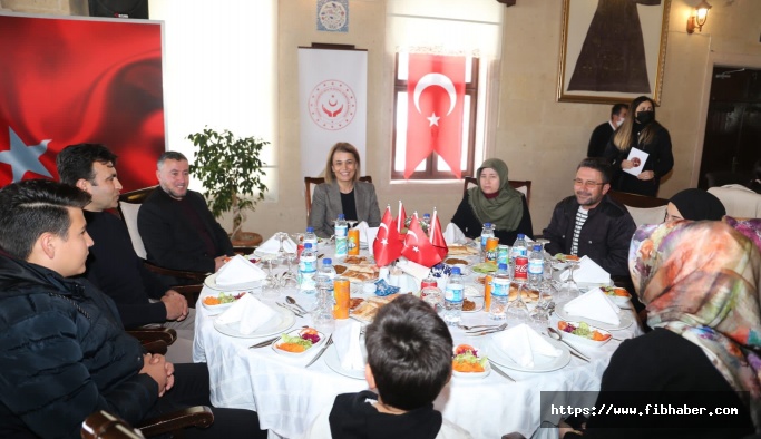 Nevşehir'de şehit aileleri ve gaziler yemek programında buluştu
