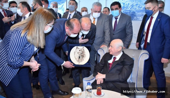 Nevşehir'den Belediye Başkanları MHP Lideri Bahçeli ile görüştü