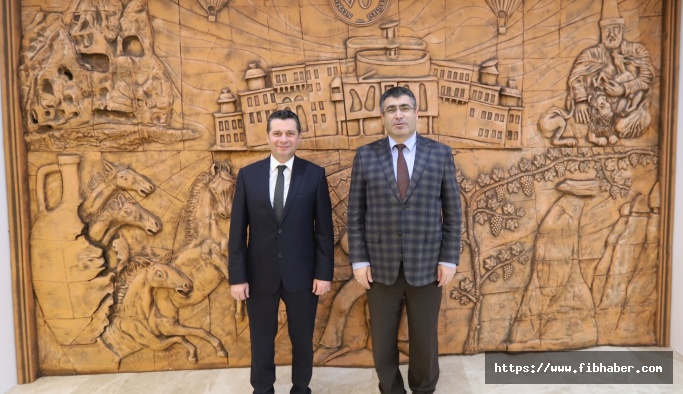 Nevşehir İl Tarım Müdürü Özgür Memiş’ten Rektör Aktekin’e Ziyaret