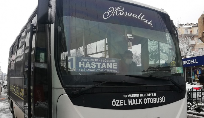 Nevşehir Özel Halk Otobüs Fiyatlarına Zam Geldi