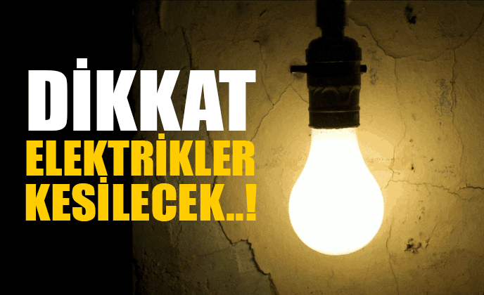 SON DAKİKA || Nevşehir'de elektrik kesintisi var! İşte tam liste...