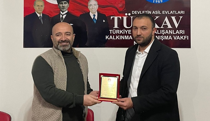 TÜRKAV Nevşehir İl Başkanı Ceylan'dan Türker'e Teşekkür Ziyareti