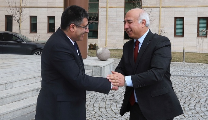 YÖKAK Başkanı Kar Nevşehir'de Rektör Aktekin’i Ziyaret Etti