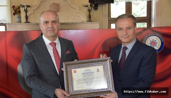Emekliye ayrılan Nevşehir İl Emniyet Müdürü Görevini Devretti