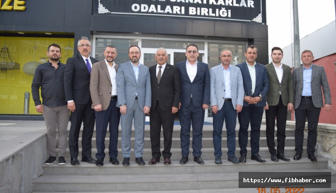 AK Parti Heyeti Pınarbaşı'ya Hayırlı Olsun Ziyaretinde Bulundu