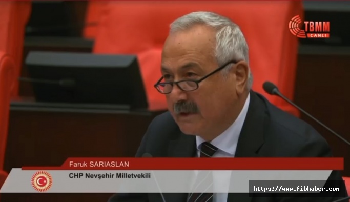 CHP Nevşehir Milletvekili Sarıaslan, TBMM Genel Kurulu'nda konuştu