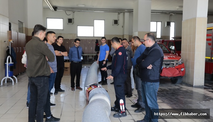 İtfaiye Ekipleri Nevşehir Cezaevi Personeline Yangın Eğitimi Veriyor