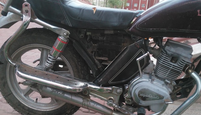 Nevşehir'de çalınan motosiklet, 24 saat geçmeden bulundu