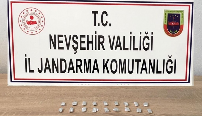 Nevşehir'de uyuşturucudan 1 kişi tutuklandı