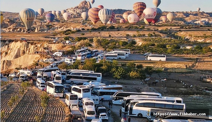 Ramazan bayramı Kapadokya'da turizmcilerin yüzünü güldürdü
