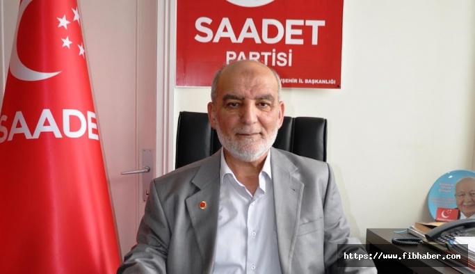 SP Nevşehir İl Başkanı Simit; 'Allah işlerini rast getirsin deriz'