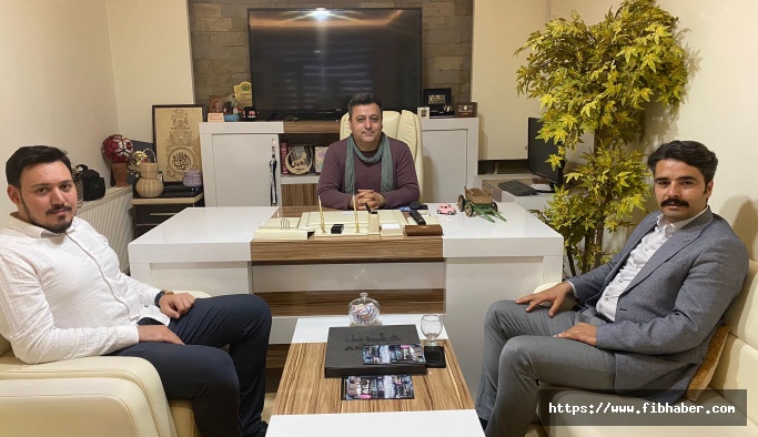 Genç Nevşehirliler Derneği Başkanı Ziya Ağca, FİB Haber'i ziyaret etti.