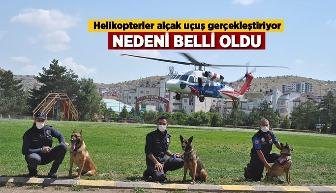 Nevşehir'de alçak uçuş yapan askeri helikopterin sebebi belli oldu