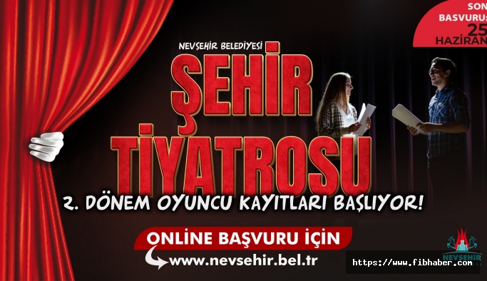 Nevşehir'de Tiyatro Atölyesi İçin Kayıtlar Devam Ediyor