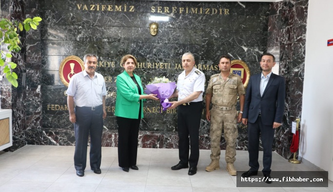 Nevşehir SMMMO başkanı Filiz Sayın'dan Nevşehir İl Jandarma Komutanlığına Ziyaret