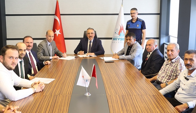 Nevşehir’de şehir içi ulaşımda kartlı sisteme geçiş için imzalar atıldı