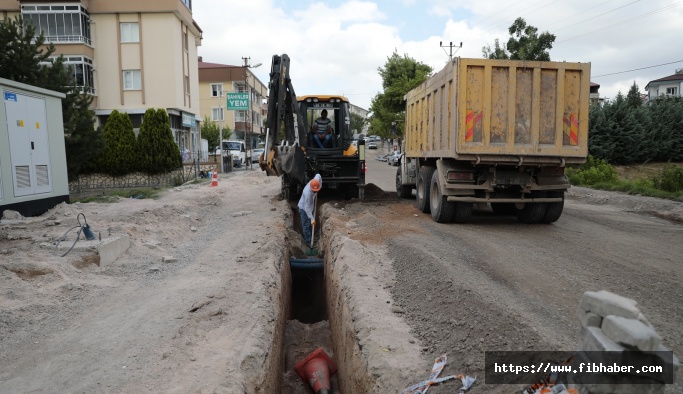 Nevşehir Dr. Sadık Ahmet Caddesi’nde Alt Yapı Yenileniyor